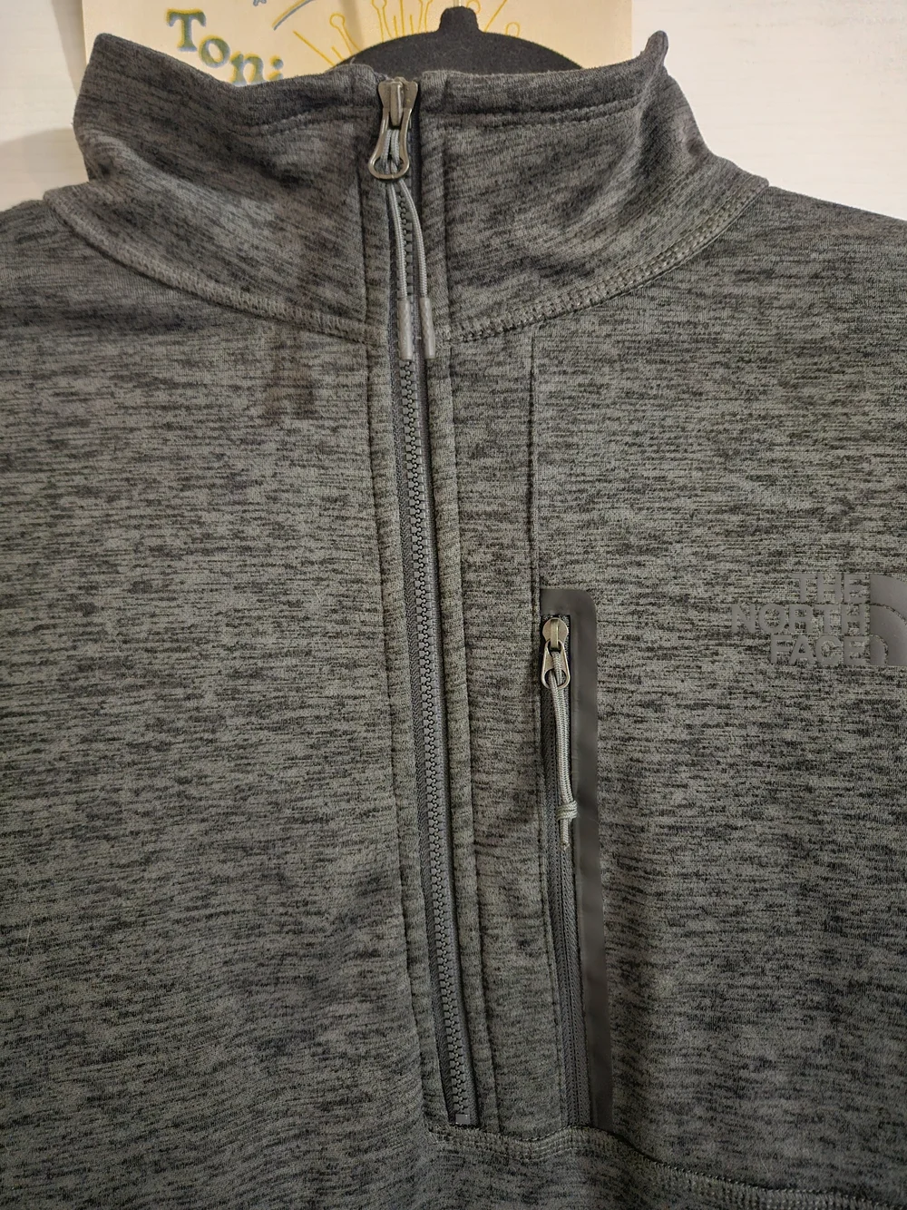 The North Face Men’s Dark Charcoal Half-Zip Pullover